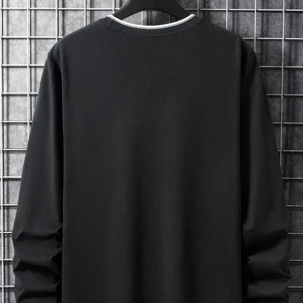 Black Mens Tee Shirt - Picture 3 of 5